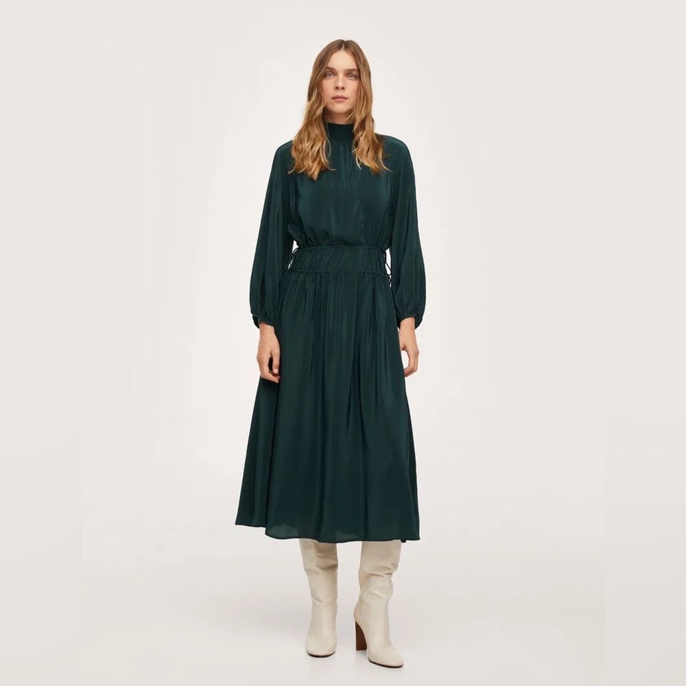 NWT boho tie waist midi dress